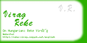 virag reke business card